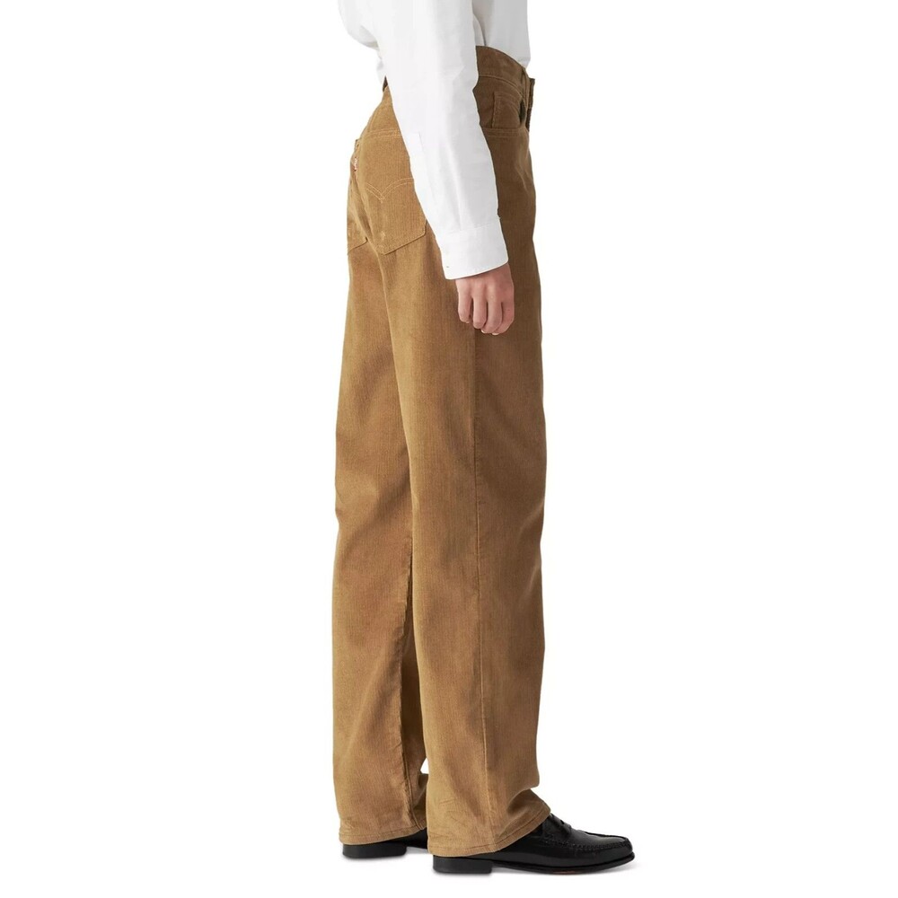 Levis Women's '94 Baggy Mid-Rise Corduroy Jeans Camel  Size 26  Boho Skater - Picture 2 of 15